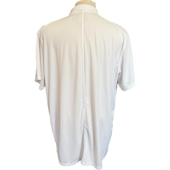 Nike White Dri Fit Polo Shirt EUC Plus Size XXL - Picture 2 of 5
